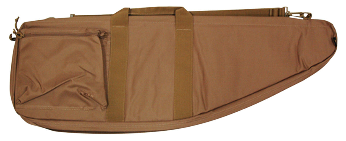 Bob Allen 79009 42" Tan Tactical Rifle Case with Foam Padding and Shoulder Strap