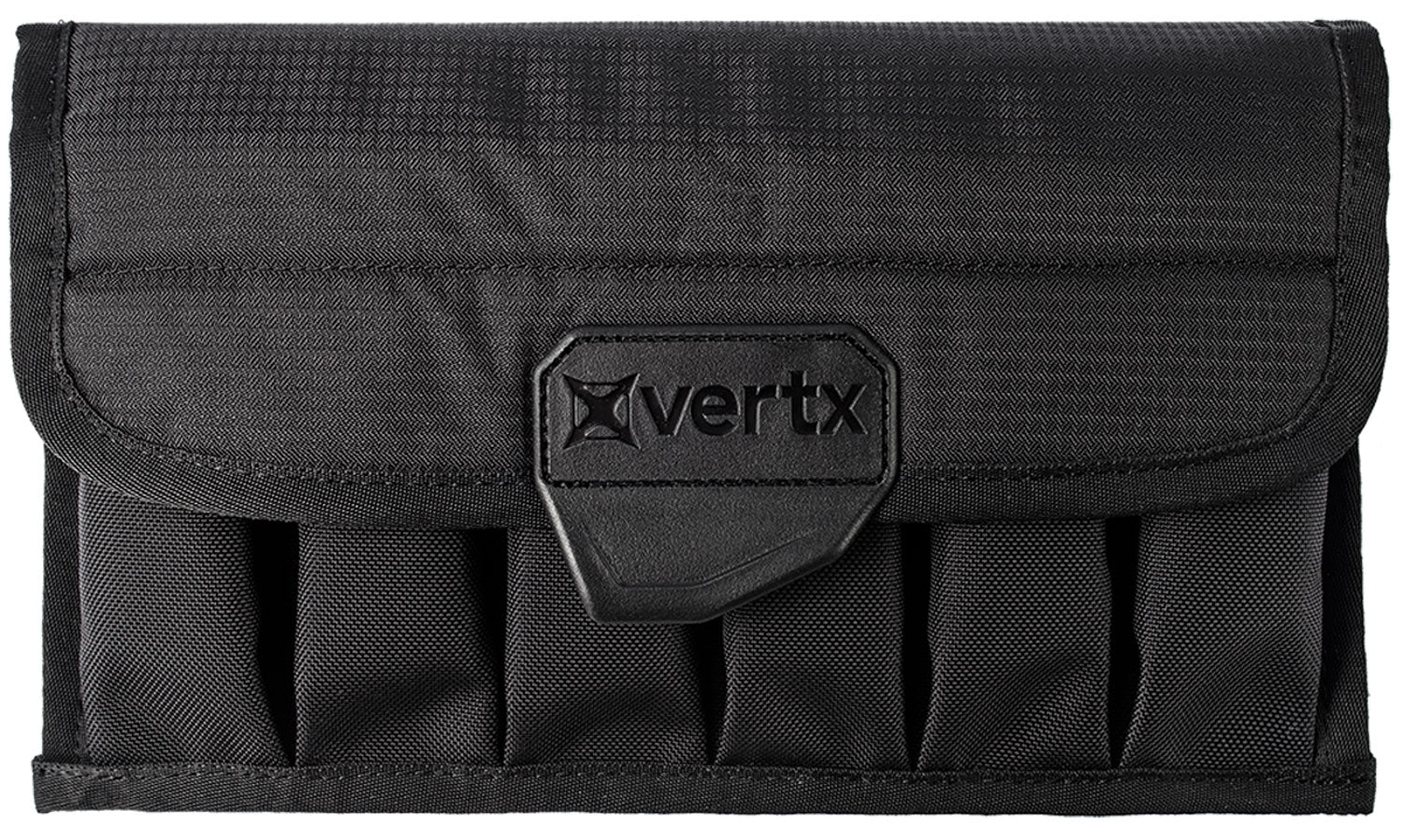 Vertx Magazine Pouch Black Cordura Velcro Flap 12 Single Stack Mags VTX5170BK