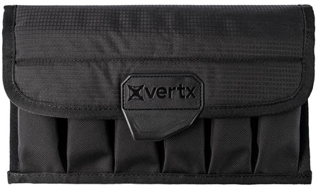 Vertx Magazine Pouch Black Cordura Velcro Flap 12 Single Stack Mags VTX5170BK
