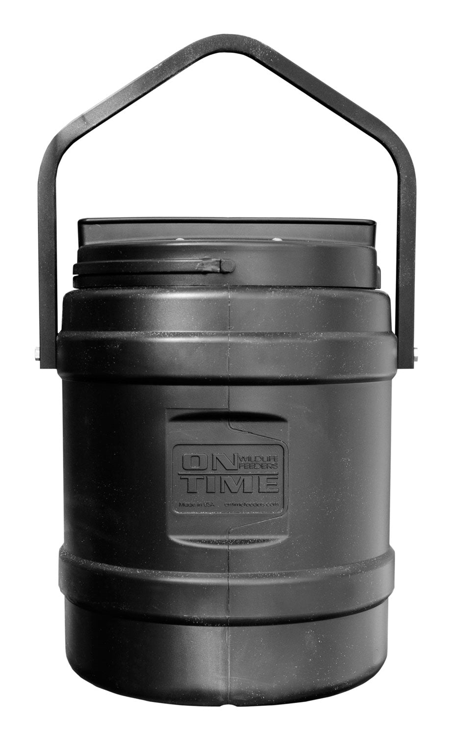 On Time 73000 Rice Bran Wildlife Feeder, 10 Gal, Vibration Anti-Clog Tech, 1-6 Feeds/Day