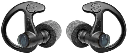 SureFire EP10BKMPR Sonic Defenders Ultra Max 30 dB Memory Foam Full Block Earplugs Black Adult Medium