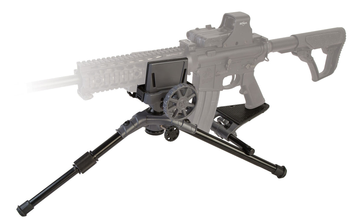Caldwell Precision Turret Adjustable Shooting Rest Black Aluminum with Forend Clamp