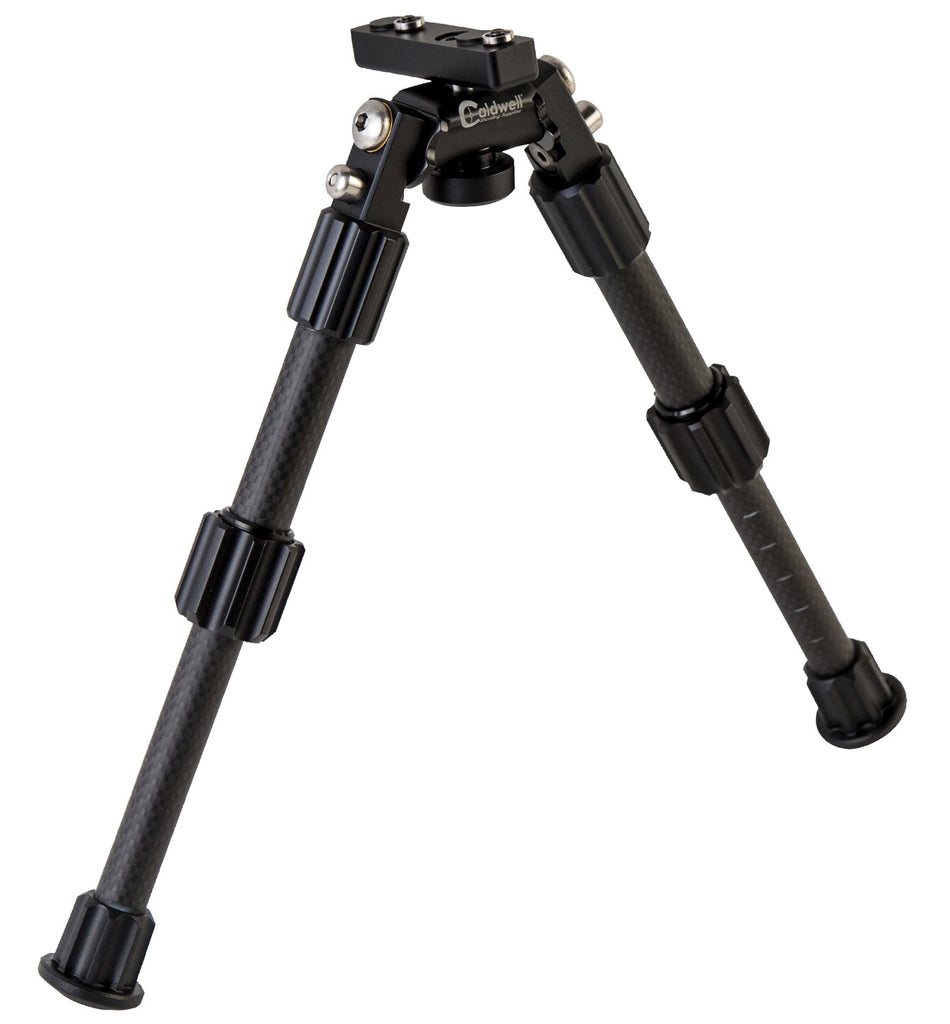 Caldwell 1081953 Accumax Carbon Fiber Bipod M-LOK KeyMod 6-9" Black