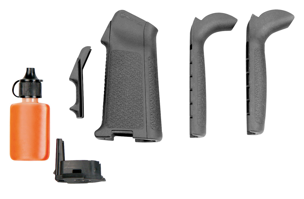 Magpul MAG520-GRY MIAD Type 1 Gen 1.1 Interchangeable Grip Kit Gray Polymer AR Platform