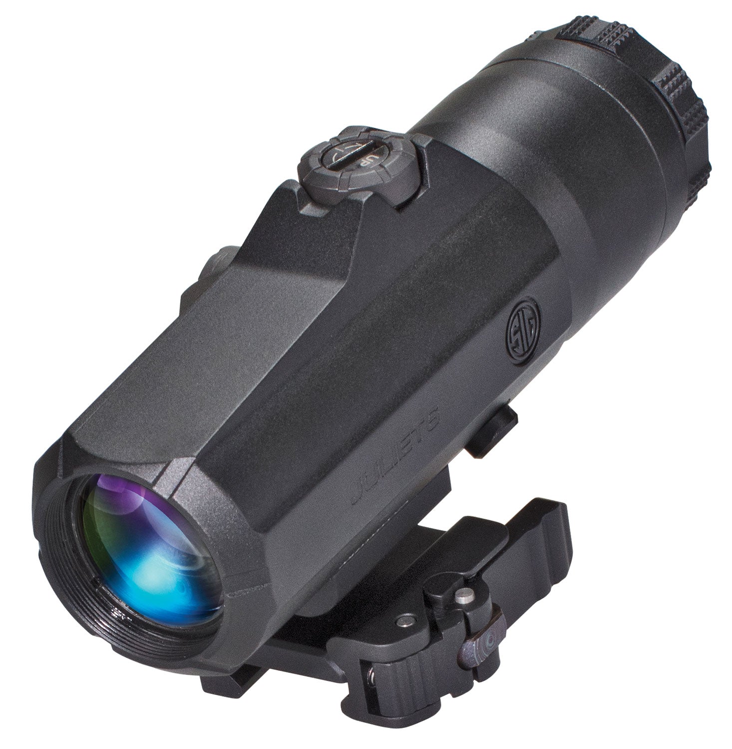 Sig Sauer Juliet6 Black 6x 24mm Magnifier with PowerCam 90 Flip Mount