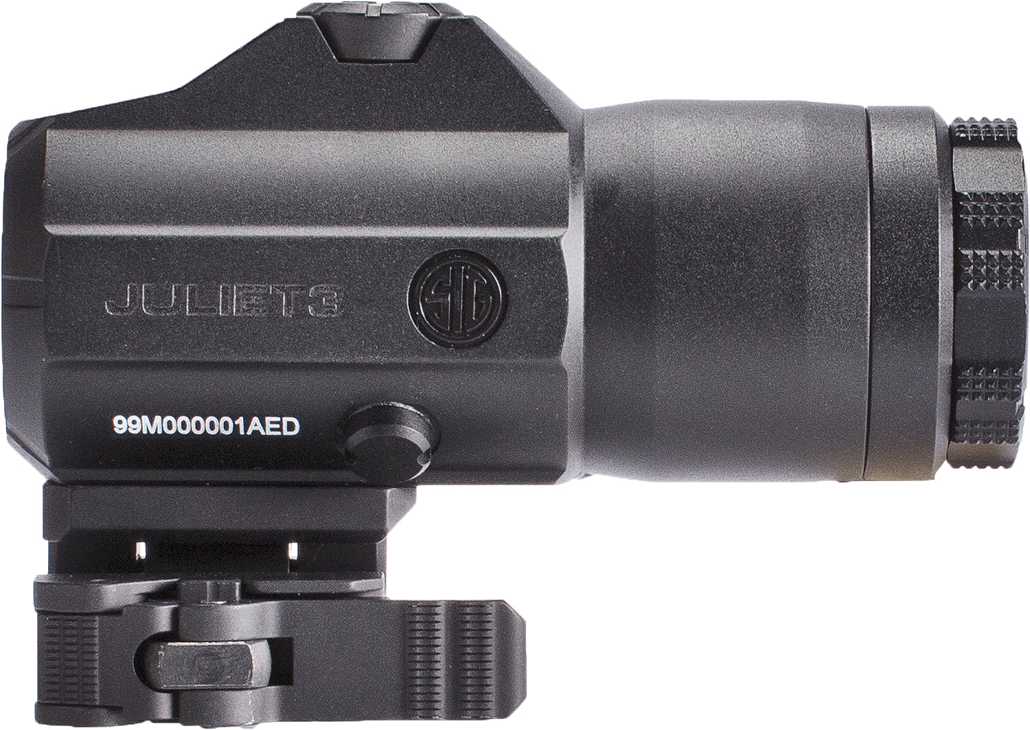 Sig Sauer Juliet3 Black 3x 24mm Magnifier Flip-Away QD Mount IPX8 Waterproof