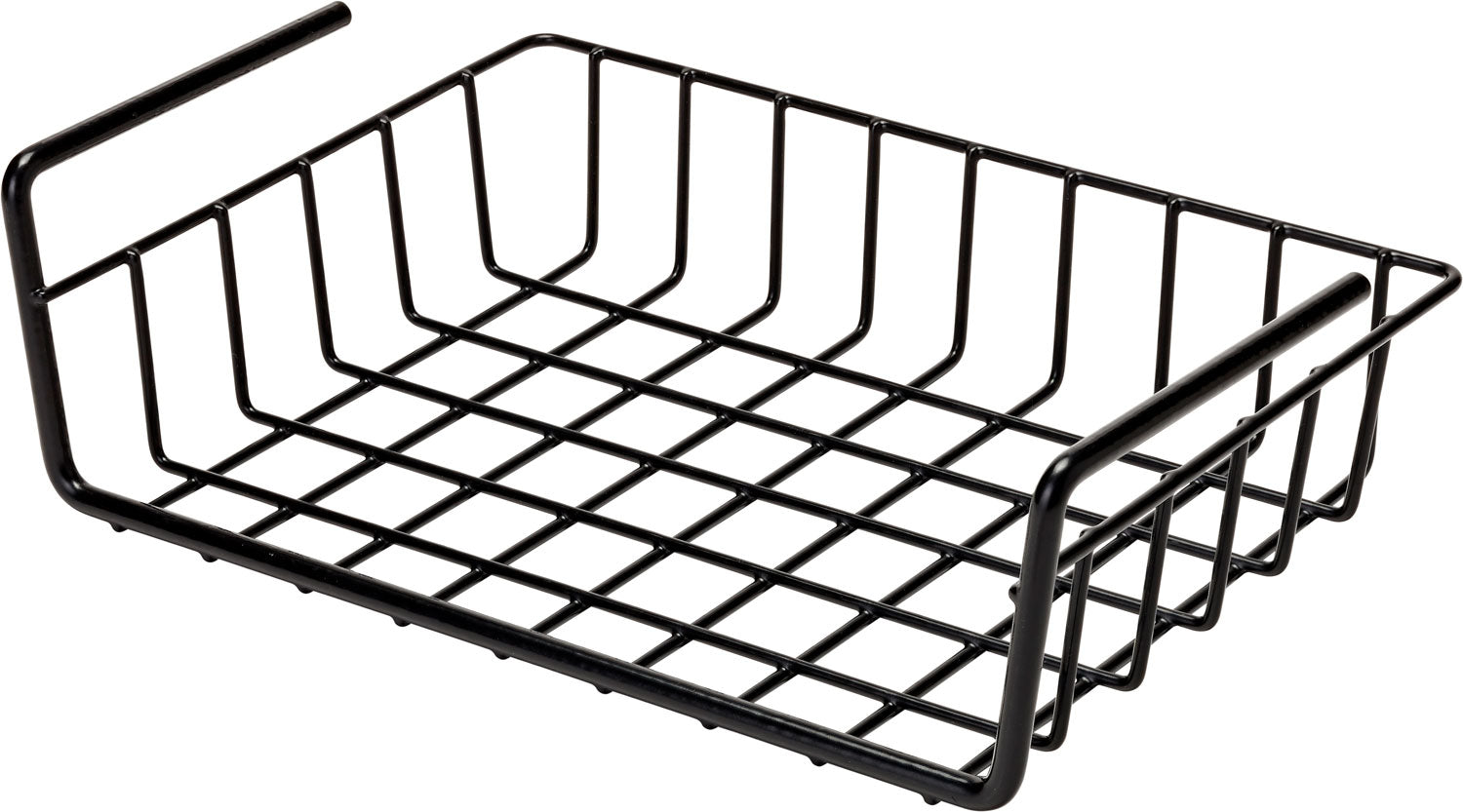 SnapSafe 76012 Coated Wire Hanging Safe Shelf Black 12"W x 9"D x 2.5"H