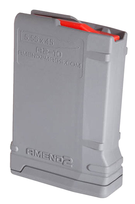 Amend2 556MOD2GRY10 AR-15/M4 10-Round .223/5.56 MOD-2 Rifle Magazine Gray Polymer