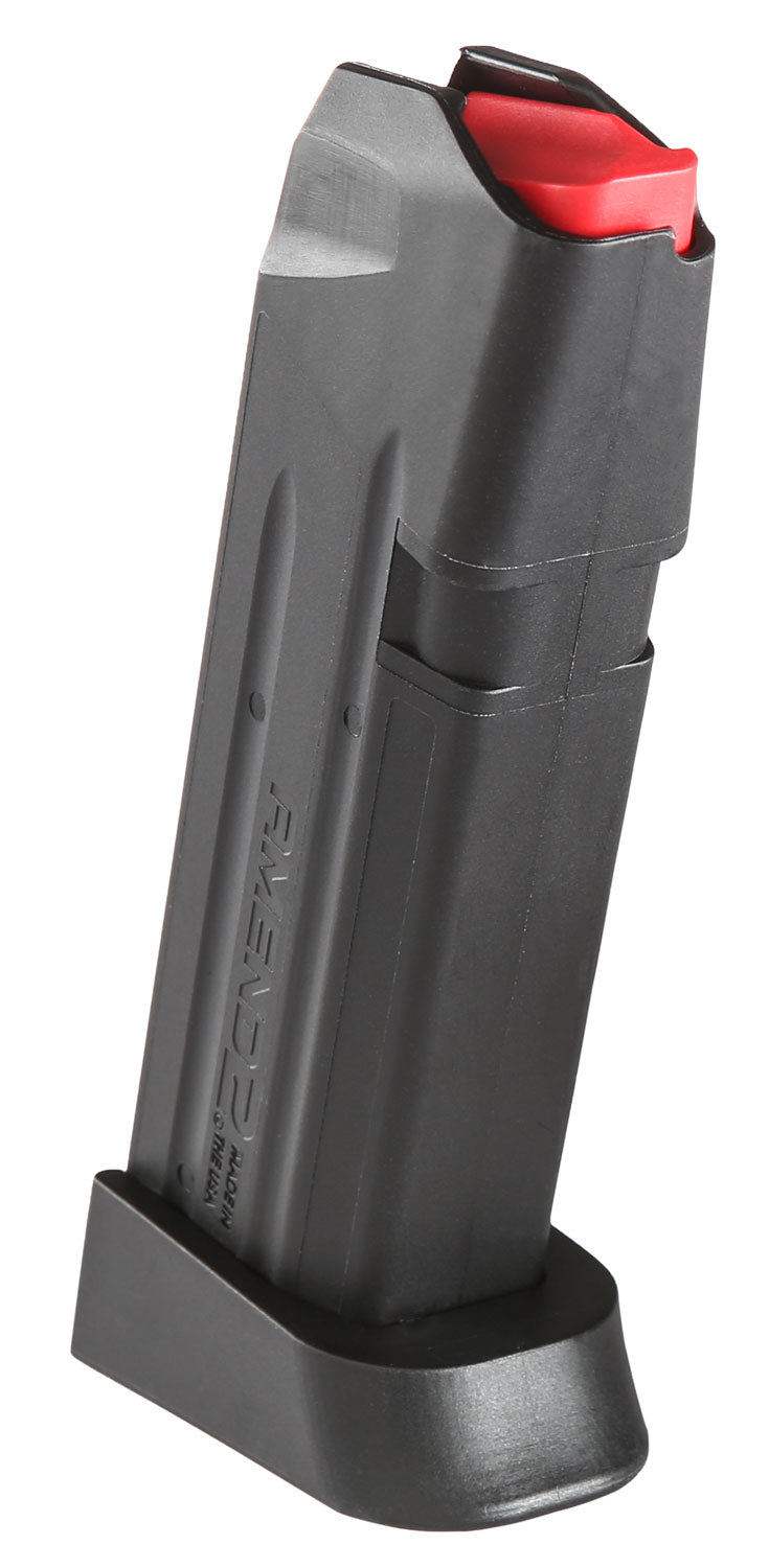 Amend2 A2GLOCK19BLK 15-Round 9mm Glock 19 Compatible Polymer Handgun Magazine Black