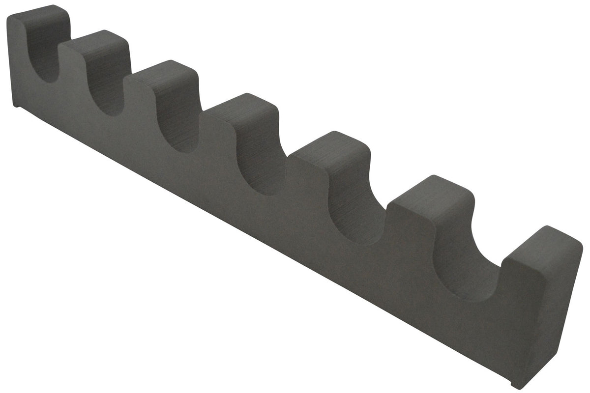 BenchMaster BMWEBR6 6-Rifle Barrel Gun Rest, Black Foam, Mold and Mildew Resistant