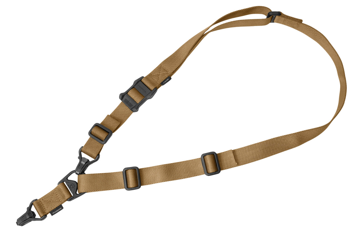 Magpul MAG514COY MS3 GEN2 Adjustable Coyote Tan Nylon 48"-60" One-Two Point Rifle Sling