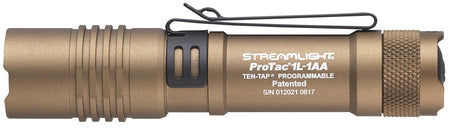 Streamlight 88073 ProTac 1L-1AA Coyote 350-Lumen White C4 LED Multi-Battery EDC Flashlight
