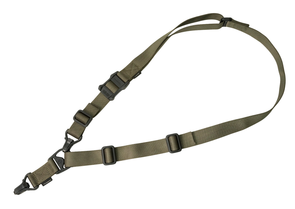 Magpul MAG514RGR MS3 GEN2 Adjustable Ranger Green 48"-60" One-Two Point Rifle Sling
