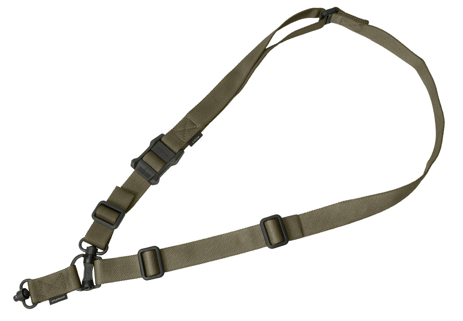 Magpul MAG518RGR MS4 GEN2 Dual QD Rifle Sling Ranger Green Nylon 48"-60" OAL