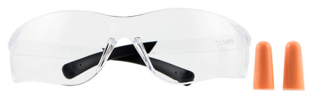 Pyramex PYS2510SDP Ztek Clear Lens Safety Glasses with DB1000 Earplug Combo Kit