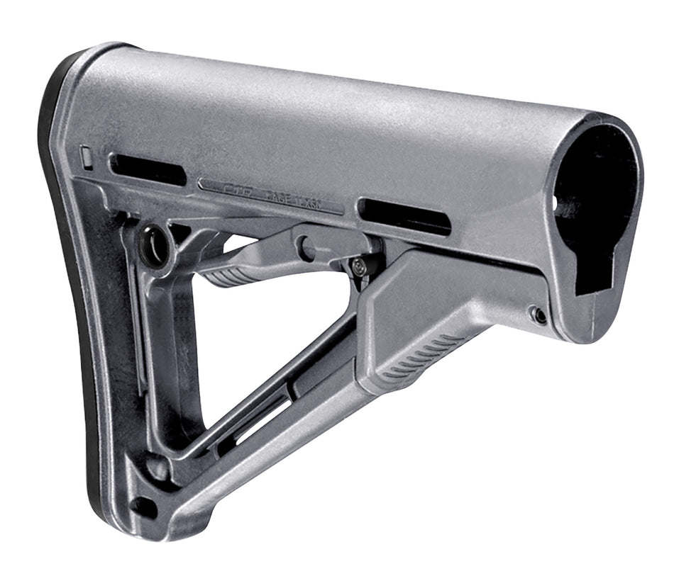 Magpul MAG310-GRY CTR Drop-In Carbine Stock Gray for AR-15, M16, M4 Mil-Spec Buffer Tube