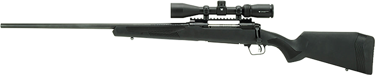 Savage Arms 57323 110 Apex Hunter XP 25-06 Rem 4+1 24", Matte Black Metal, Synthetic Stock, Vortex Crossfire II 3-9x40mm Scope, Left Hand