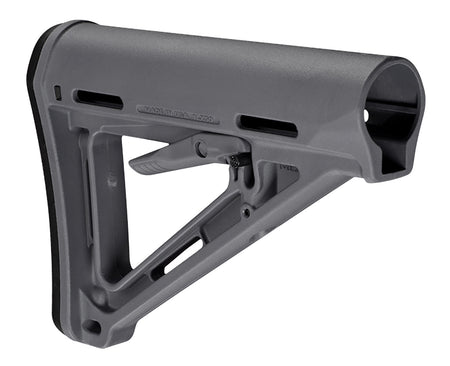 Magpul MAG400-GRY MOE Drop-In Carbine Stock Gray for AR-15, M16, M4 Mil-Spec Buffer Tube