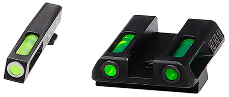 HiViz GLN321 LiteWave H3 Night Sight Set Green Tritium White Outline for Glock 42/43