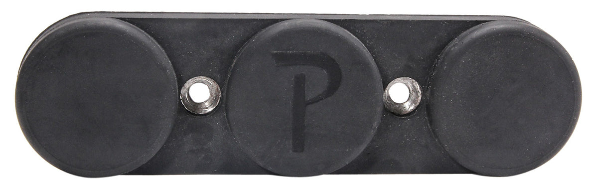 Pachmayr 03190 Pac-Mag Gun Magnet Black Overmolded Rubber Wall Mount