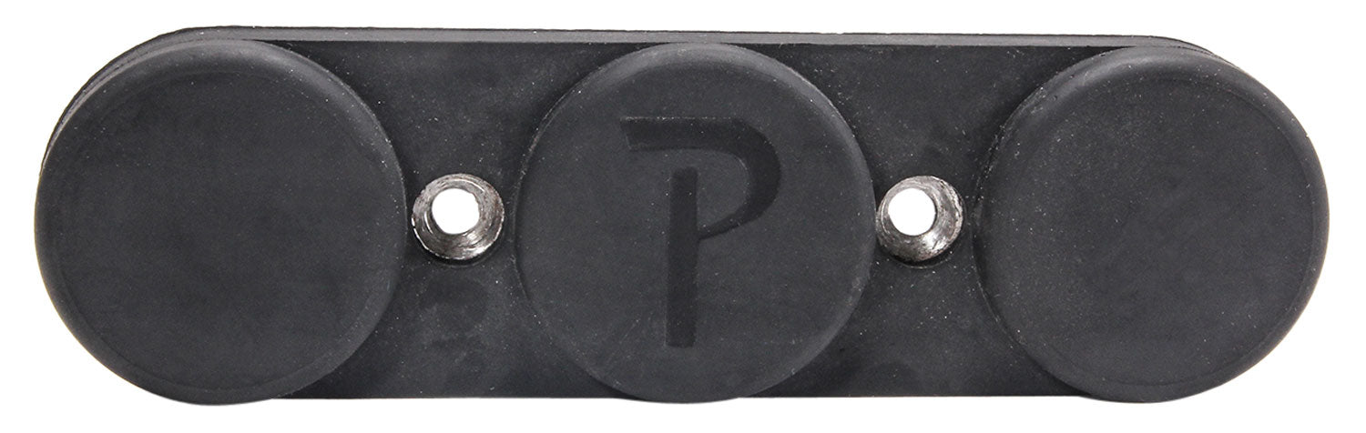Pachmayr 03190 Pac-Mag Gun Magnet Black Overmolded Rubber Wall Mount