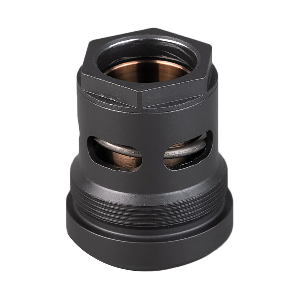 SilencerCo 3-Lug Mount AC2447 9mm Luger Fixed Barrel Black Steel