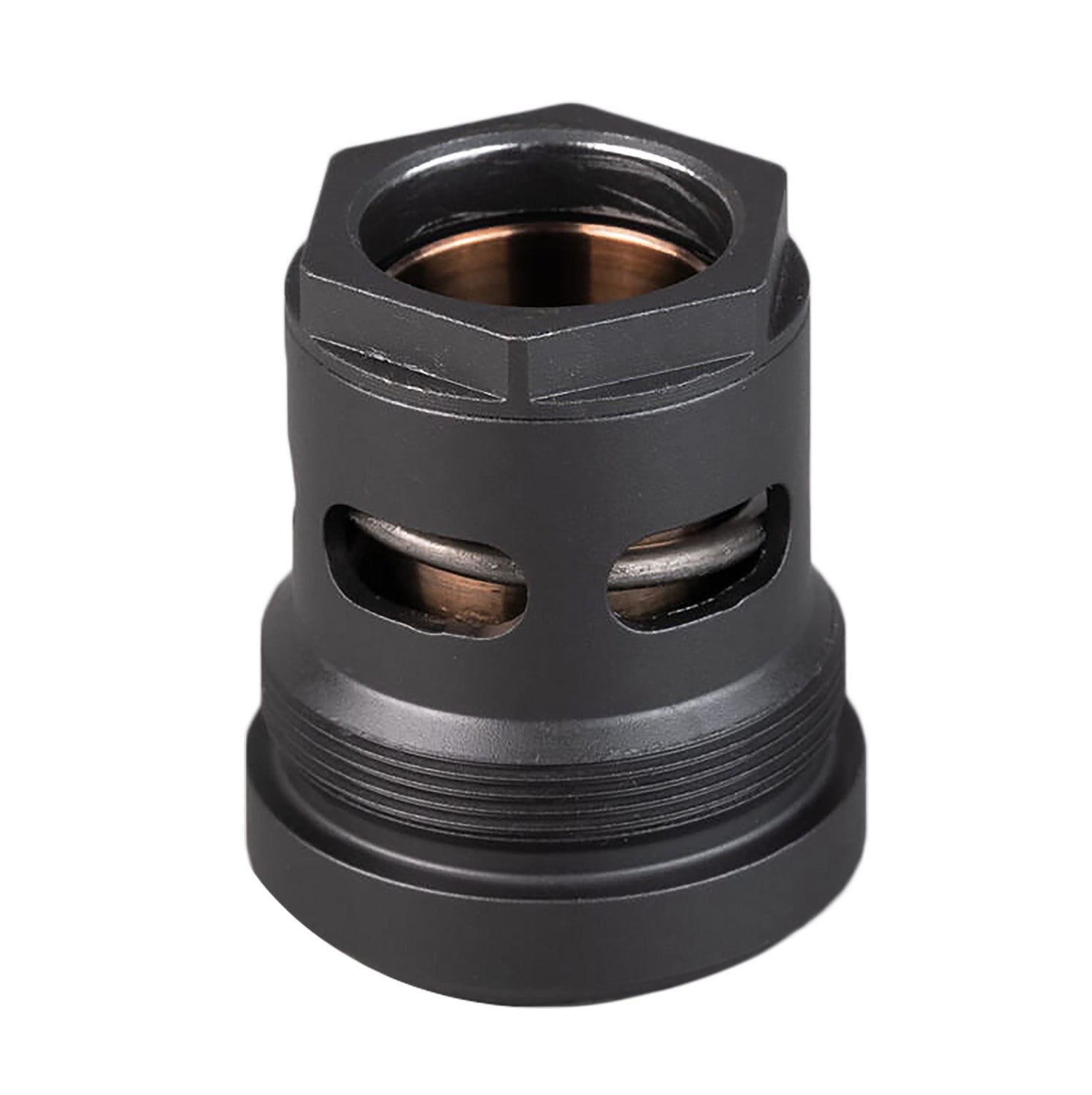 SilencerCo 3-Lug Mount AC2447 9mm Luger Fixed Barrel Black Steel