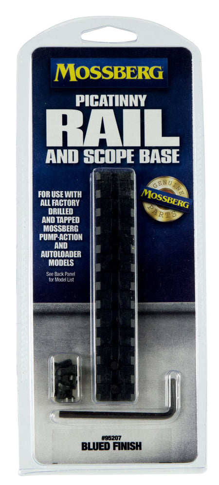 Mossberg 95207 Drilled and Tapped Firearm Picatinny Rail Mount Black