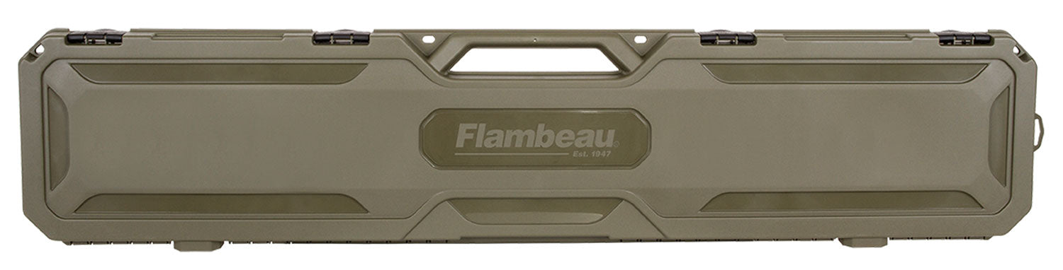 Flambeau Safe Shot Field Gun Case 6464FC Olive Green Polymer with Convoluted Foam
