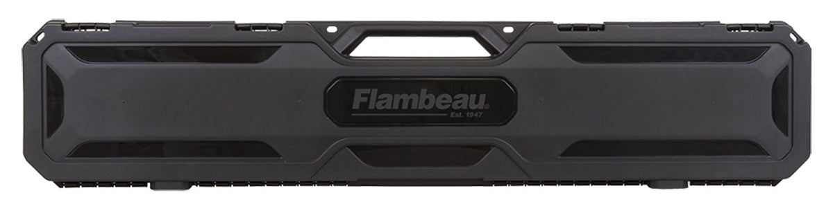 Flambeau Express Gun Case 6448SC 48" Black Polymer with Convoluted Foam
