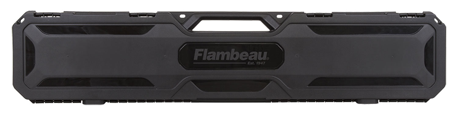 Flambeau Express Gun Case 6448SC 48" Black Polymer with Convoluted Foam