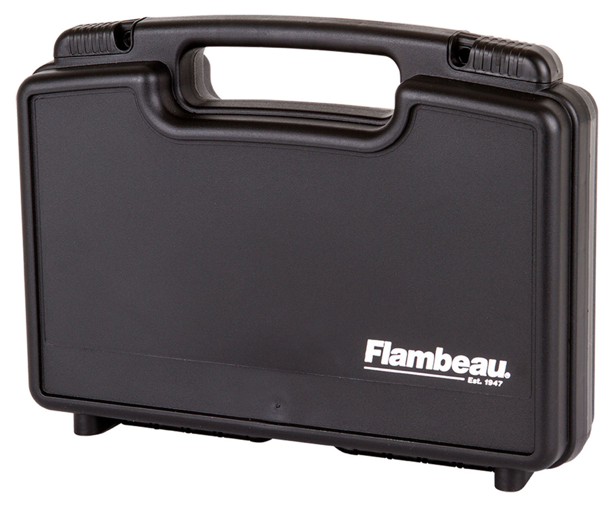 Flambeau Safe Shot Pistol Pack Case 6450SC Black Polymer with Convoluted Foam
