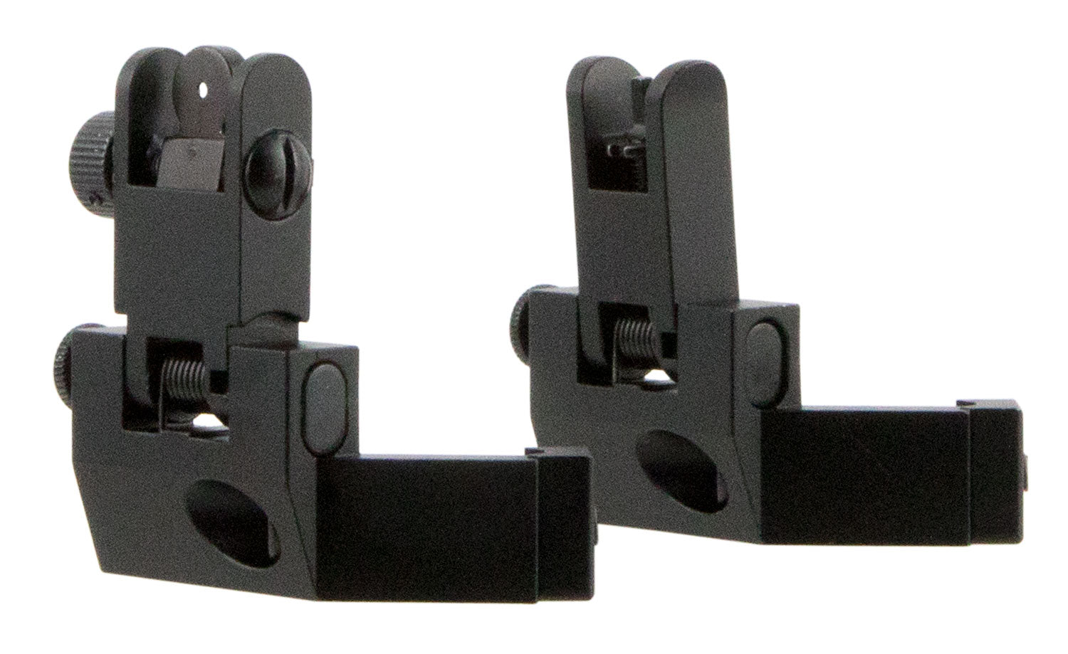TacFire IS003 Aluminum 45-Degree Flip-Up Iron Sight Set for AR Platform