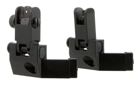 TacFire IS003 Aluminum 45-Degree Flip-Up Iron Sight Set for AR Platform