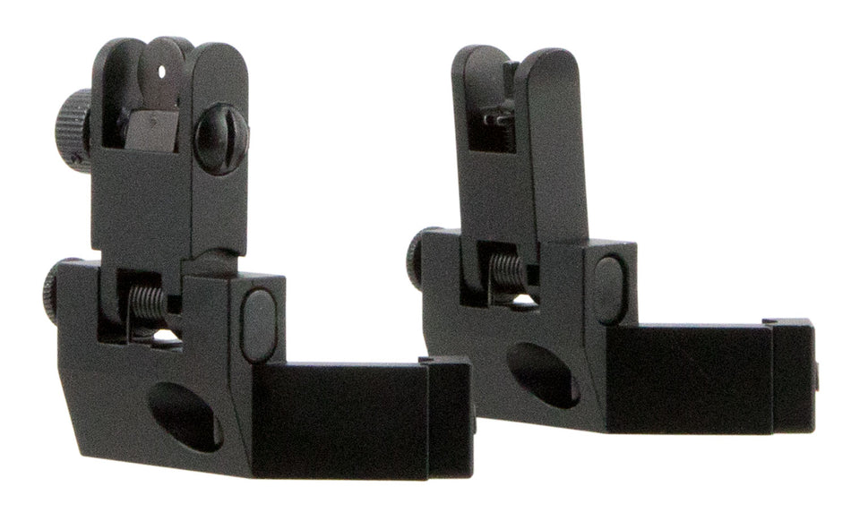 TacFire IS003 Aluminum 45-Degree Flip-Up Iron Sight Set for AR Platform