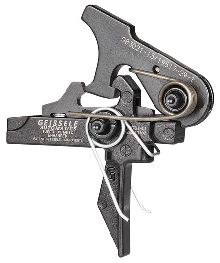 Geissele SD-E Two-Stage Flat Bow Trigger 2.9-3.8 lb Pull Weight AR-15/AR-10