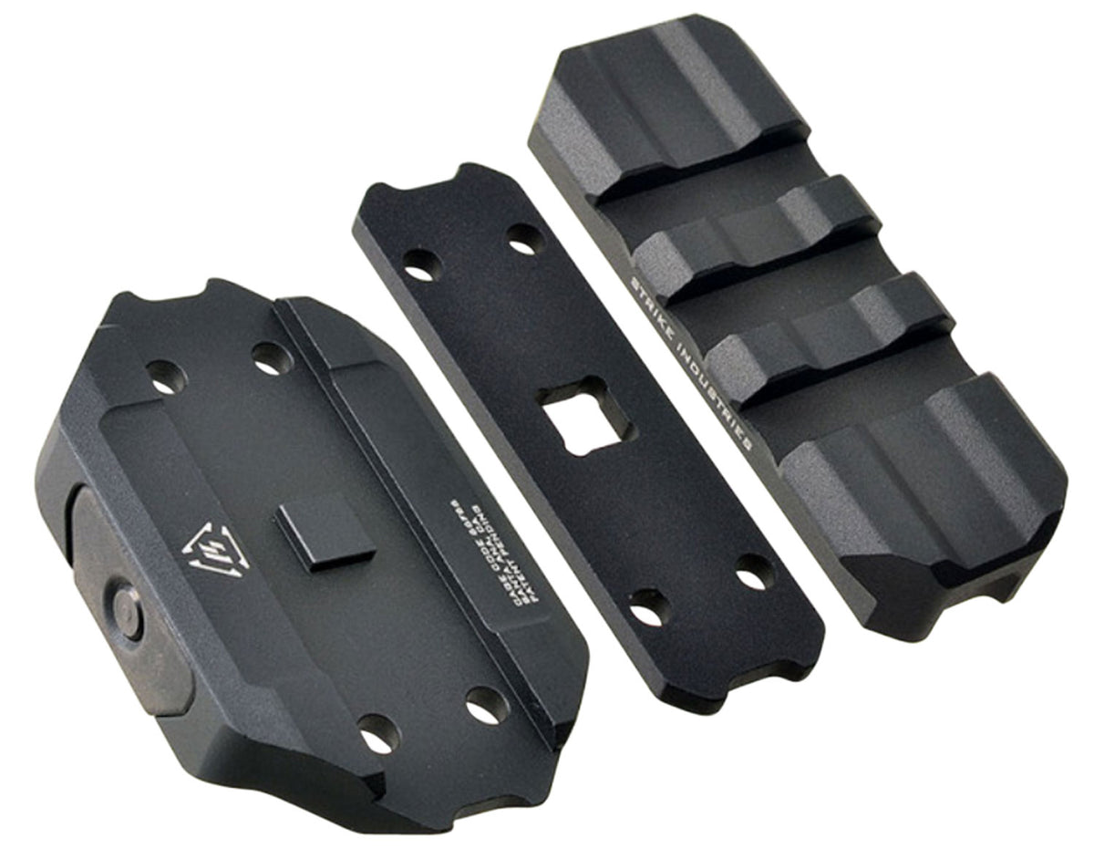 Strike Industries REXRISERBK REX Riser Black Anodized AR Platform Picatinny Optic Riser