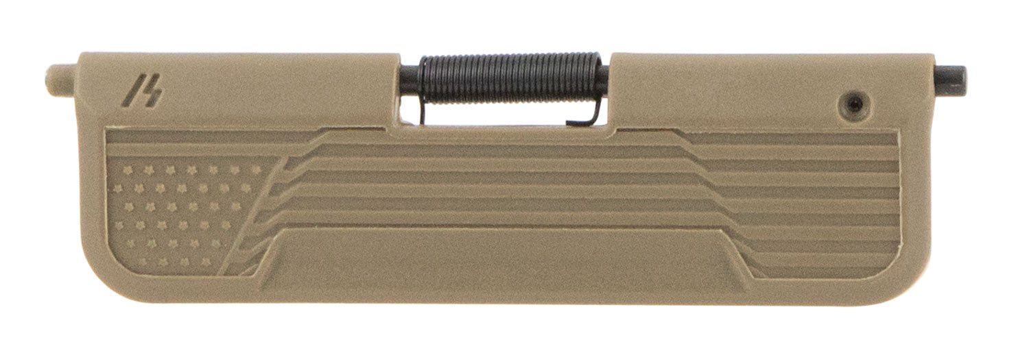 Strike Industries Flag AR-15 Ultimate Dust Cover Flat Dark Earth Polymer