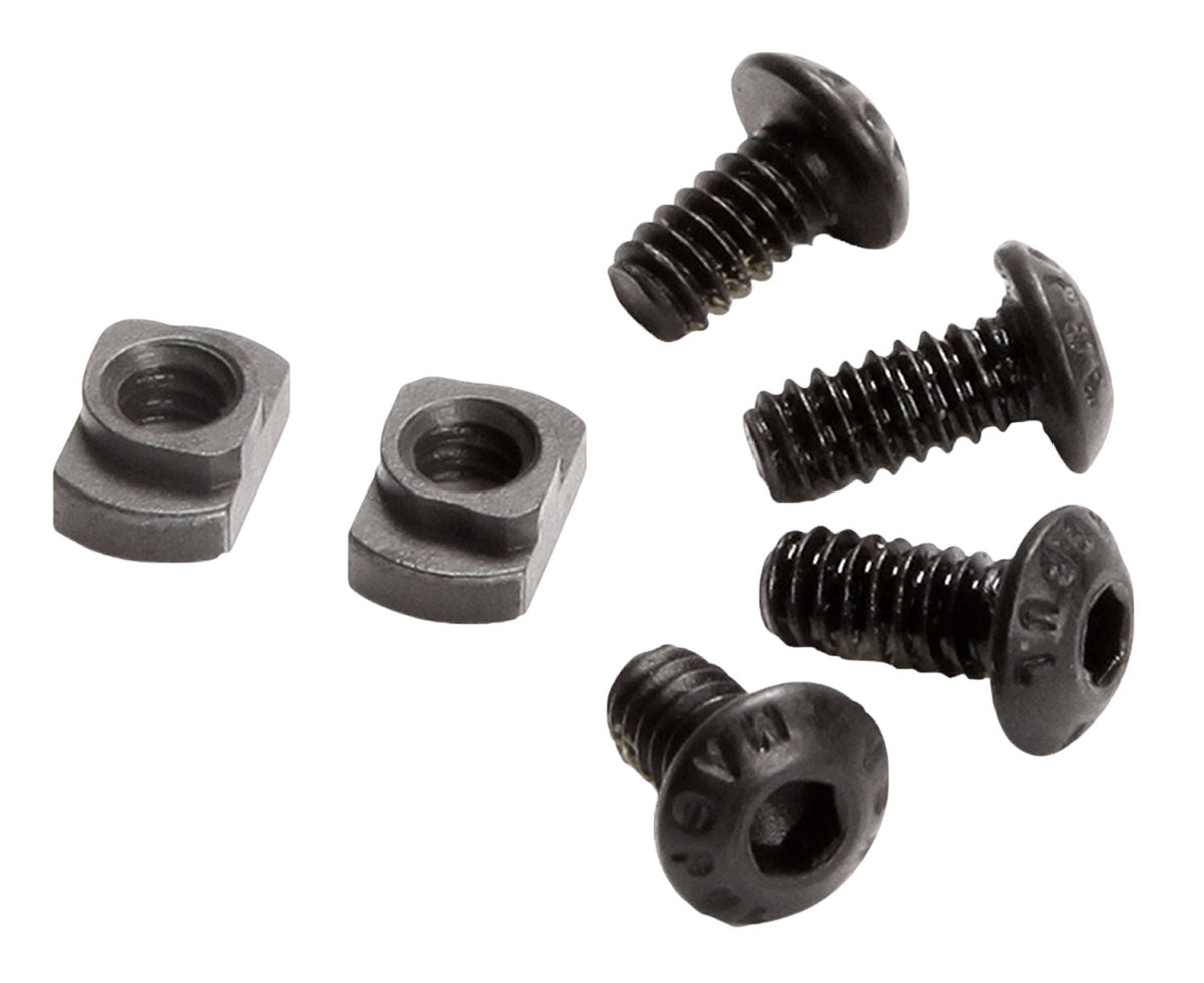 Magpul MAG615-BLK M-LOK Replacement T-Nut and Screw Set Black Manganese Phosphate Chromoly Steel