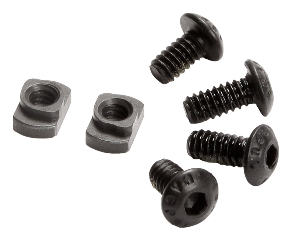 Magpul MAG615-BLK M-LOK Replacement T-Nut and Screw Set Black Manganese Phosphate Chromoly Steel