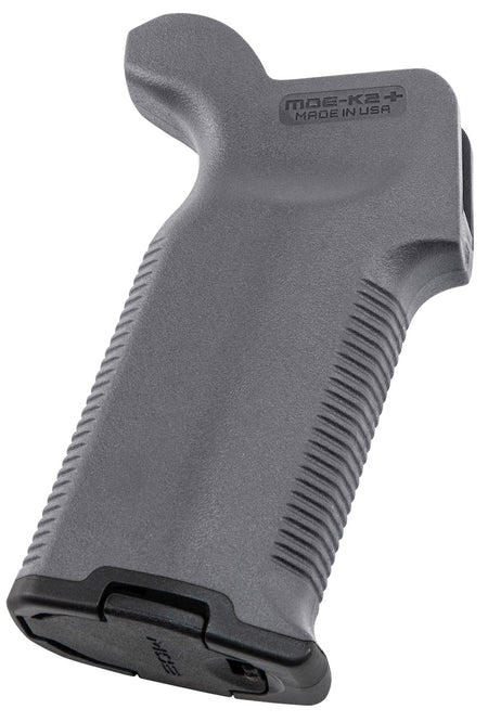 Magpul MOE-K2+ Pistol Grip Gray Overmolded Polymer for AR-Platform - MAG532-GRY