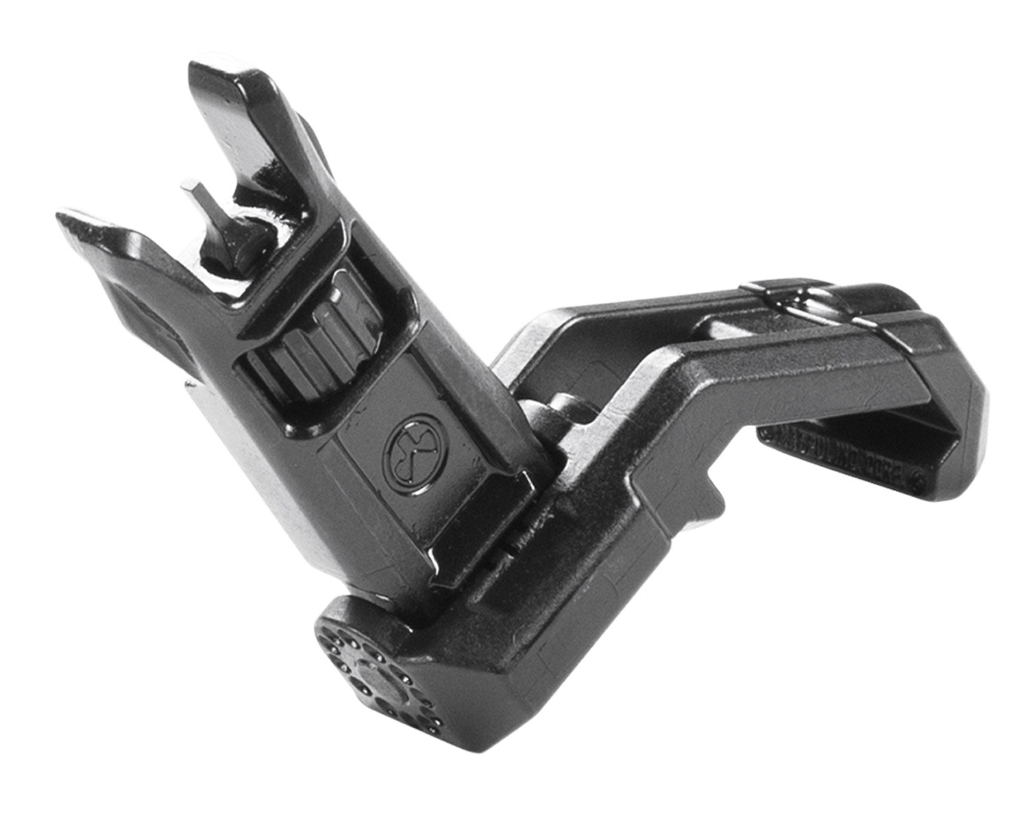 Magpul MAG525-BLK MBUS Pro 45-Degree Offset Front Backup Sight Melonited Steel AR-15