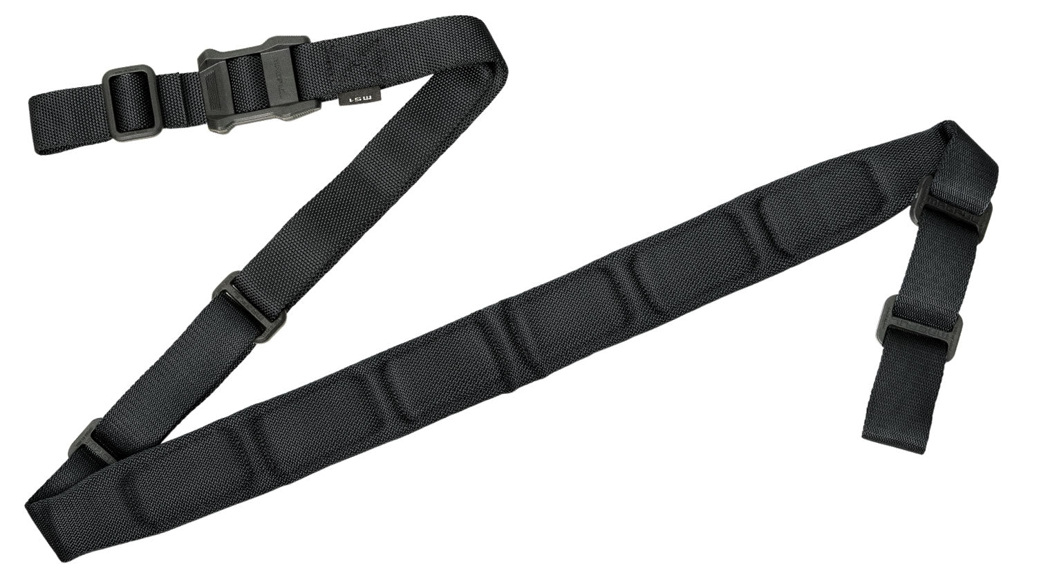 Magpul MAG545BLK MS1 Padded Rifle Sling Black Nylon 48"-60" Two-Point