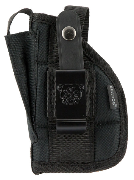 Bulldog Extreme OWB Holster Black Nylon Belt Loop/Clip Fits Ruger LC9 Compact Pistols 2.50-3.75" Barrel Ambidextrous