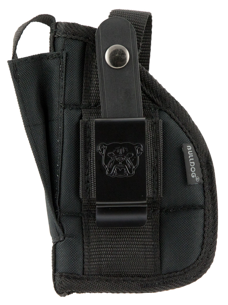 Bulldog Extreme OWB Holster Black Nylon Belt Loop/Clip Fits Ruger LC9 Compact Pistols 2.50-3.75" Barrel Ambidextrous