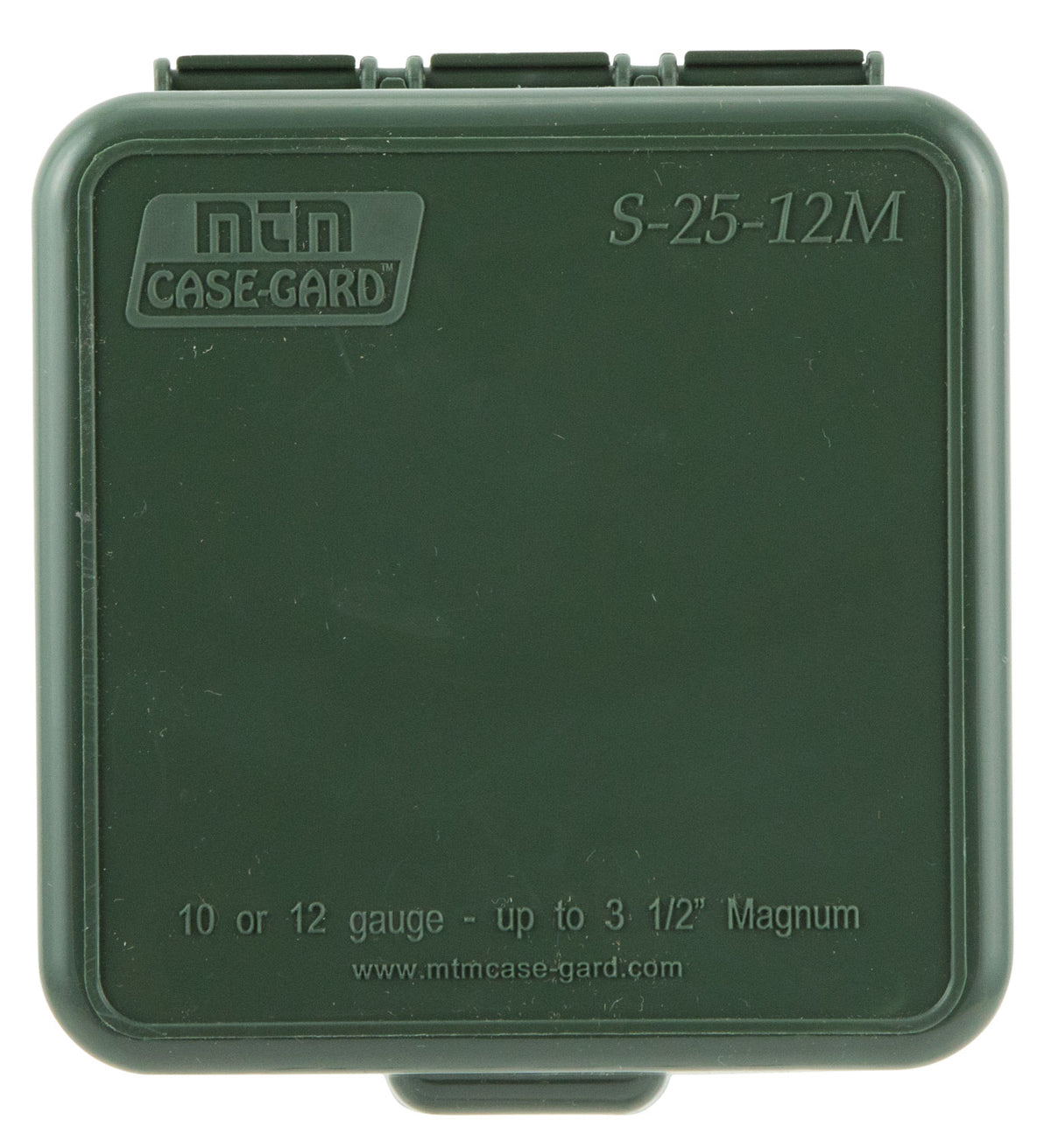 MTM S2512M11 Shotshell Ammo Box Flip-Top Multi-Gauge Forest Green Polypropylene 25rd