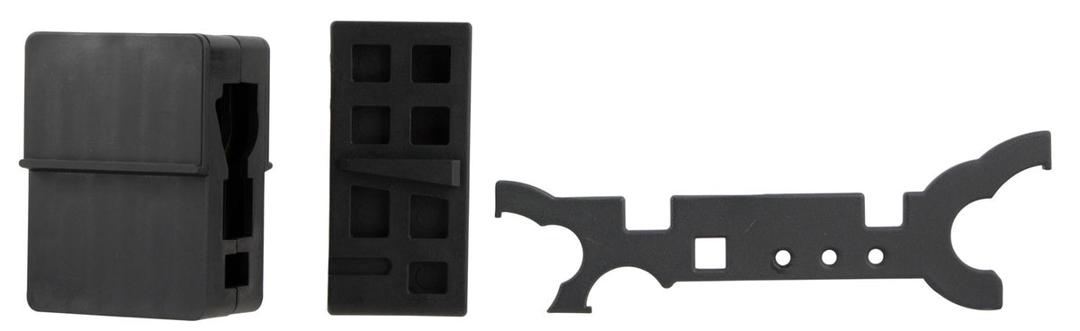 TacFire TLC1 AR-15 Armorer's Complete Kit Black Steel Upper Lower Vise Block and Armorer Wrench 5.56 NATO