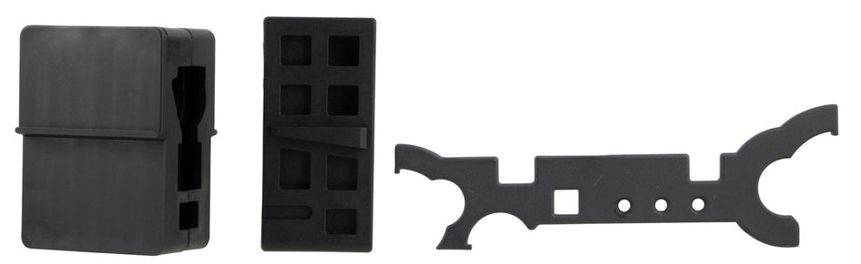 TacFire TLC1 AR-15 Armorer's Complete Kit Black Steel Upper Lower Vise Block and Armorer Wrench 5.56 NATO