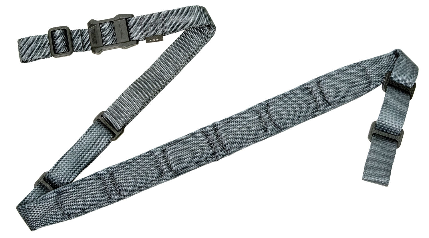Magpul MAG545GRY MS1 Padded Rifle Sling Gray Nylon 48"-60" Two-Point