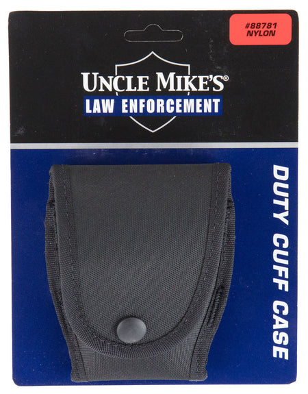 Uncle Mike's 88781 Nylon Duty Cuff Case Single Style Black Flap 2.25" Belt